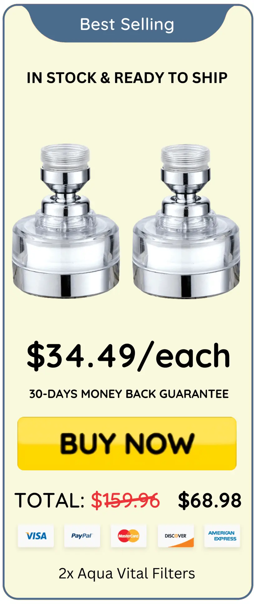 Aqua Vital Filter offer price 