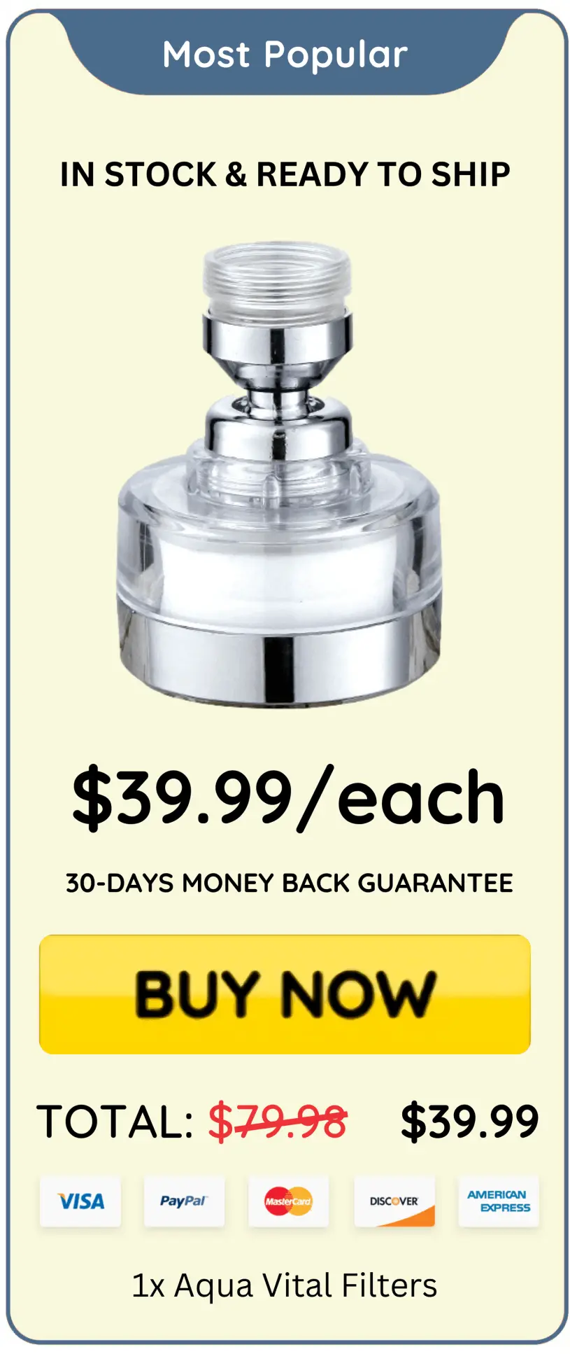 Aqua Vital Filter price 